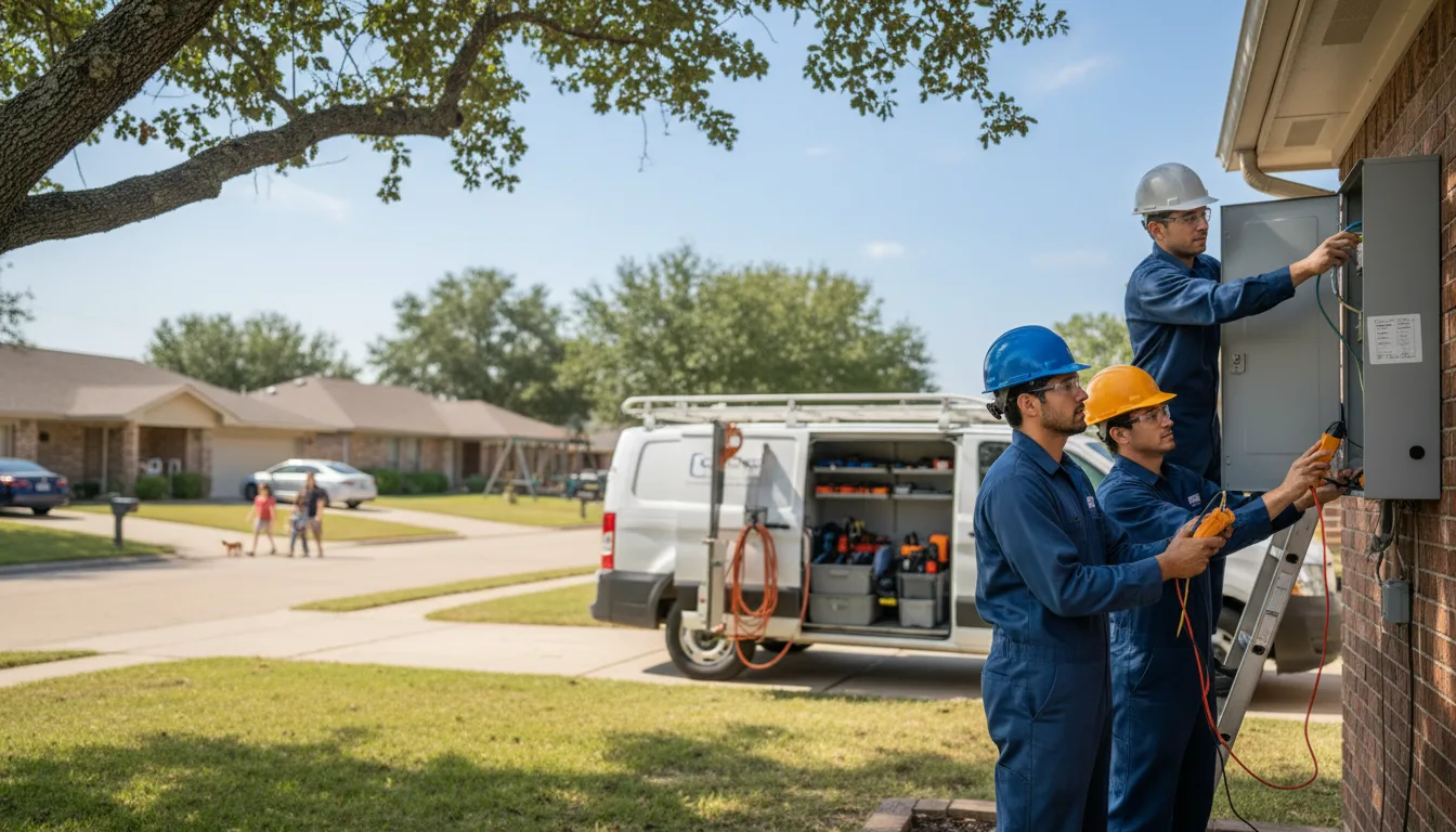 Certified electrician providing emergency electrical services in Huntsville, OH